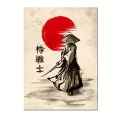 Japonês Samurai Canvas Pintura Wall Art, Cartazes e Impressões de Personagem, Decoração para Casa, Imagem para Sala, Quarto Estética - comprar online
