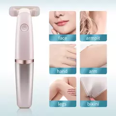 Portátil USB recarregável indolor feminino barbeador, perna e axila cabelo, aparador de barbear elétrico para mulheres, senhoras - comprar online