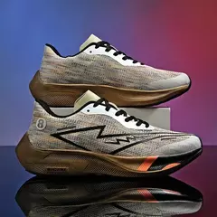 Sapatilhas Full Palm Carbon Plate para homens e mulheres, tênis de corrida, corrida de maratona, amortecedor, esportes, tênis, treinamento, novo