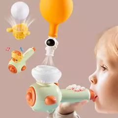 Montessori Whistle Ball para Crianças, Sopro Flutuante, Bolas de Tubulação, Brinquedo Sensorial para Bebê, Habilidades Motoras Finas, Brinquedos Educativos - comprar online