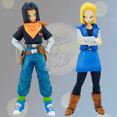 23cm anime dragon ball z android 17 18 figura android 18 pvc figuras de ação coleção modelo brinquedos para crianças presentes natal - comprar online