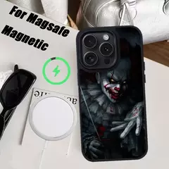Capa de telefone horrível P-Pennywise, capa magnética para Macsafe, iPhone 15, 14, 13, 12, 11 Pro Max, Plus - loja online