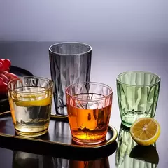 Copos de acrílico inquebráveis, copos de água inquebráveis, suco de frutas cerveja Champagne Cup for Bar, 490ml - Wolf Magazine