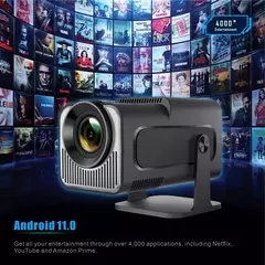 Mini Projetor Salange para Cinema ao Ar Livre, Android 11 Beam, Versão Atualizada, Suporte de Vídeo Físico, 720P, HY320, 4K, 8K, HY320, Pro - Wolf Magazine
