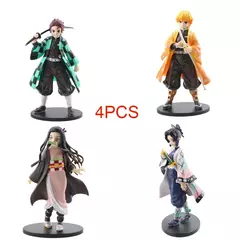 Anime demônio slayer figura kamado tanjirou nezuko figuras de ação pvc modelo brinquedos zenitsu estatueta inosuke kimetsu não yaiba figura - Wolf Magazine