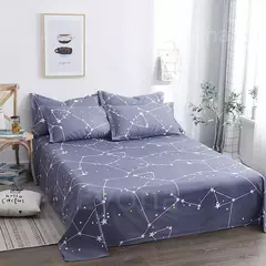 Lençol de cama de alta qualidade cor sólida, folha plana, gêmeo, completo, rainha, king size, Skin-Friendly, Soft Top, sem capas de travesseiro, 1pc na internet