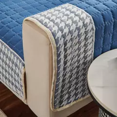 Anti-Slip Houndstooth Lace Sofa Slipcovers, Capas de assento do sofá, Pet Friendly, Capa de sofá, Docor, Sofá acolchoado na internet