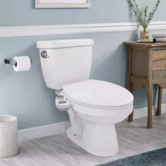 SAMODRA-Fixação do Assento Sanitário, Bidé de Botão, Limpeza Não Elétrica, Bocal Duplo, Lavagem Frontal e Traseira, Água Fresca