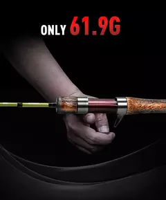 Vara de pesca giratória Kingdom 61.9g Varas de carbono ultraleves 2 seções MF Action UL L power 3 seções Vara de viagem de fundição na internet