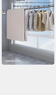 Ajustável em Aço Inoxidável Cortina de Chuveiro Rod, Clothes Drying Rack, No-Drill, Telescópico Pólo para Lavandaria, Banheiro, até 2,7 m na internet