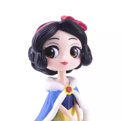Disney q posket princesa branca de neve aurora bonito figura de ação ornamento modelo brinquedos acessórios crianças charme presentes aniversário - loja online