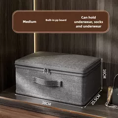 Imagem do Caixas de armazenamento impermeáveis empilháveis-organizadores multiuso para armário, quarto, escritório de cozinha, ideais para brinquedos, livros, armazenamento de roupas