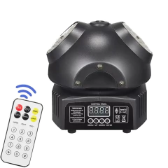 Novo dj bola de discoteca luzes dmx palco luz projetor casamento boate festa mostrar colorido led feixe padrão laser movendo a cabeça