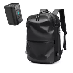Imagem do Mochila de viagem de compressão a vácuo de grande capacidade para homens, mochila expandida 17 "laptop, negócios, escola