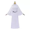 Star wars cosplay desempenho vestido feminino estilo princesa leia branco vestido longo transporte direto da china continental