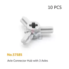 Anel de condução técnico, eixo de junta universal e conector de pino com blocos de furos moc, tijolos de construção de alta tecnologia, peças de reposição de brinquedo - Wolf Magazine