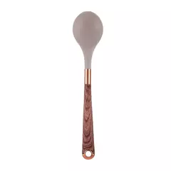 Imagem do Lmetjma-Conjunto De Utensílio De Cozinha De Silicone, Utensílio De Cozinha Com Suporte De Utensílios, Alças De Padrão De Madeira, Panelas Antiaderentes, JT264, 10 Pcs