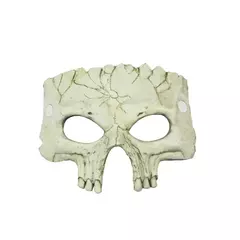 Criativo meia face máscara de halloween pu espuma festa adereços halloween crânio máscara cosplay suprimentos esqueleto máscara masquerade na internet