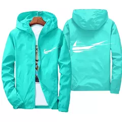 Jaqueta impermeável com capuz masculino, blusão, outwear masculino, streetwear casual, roupas da moda, primavera, outono, 2024 - comprar online
