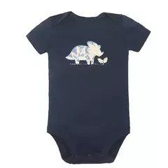 Imagem do Bodysuits de mangas curtas para bebês meninos e meninas, 100% algodão, macacão recém-nascido, roupas infantis, 6-24 meses, 5 pçs/lote