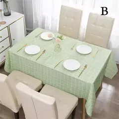 Toalha de mesa xadrez impermeável, mesa à prova de óleo, toalha de mesa moderna nórdica, decoração de móveis, festa em casa, Ins - Wolf Magazine