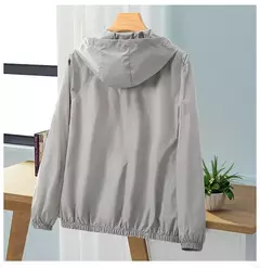 Mulheres Jaqueta Impermeável Jaquetas Blusão Feminino Com Capuz Verão Sunproof Windproof Casacos Mulheres Caminhadas Ao Ar Livre Fino Casaco A231 - loja online