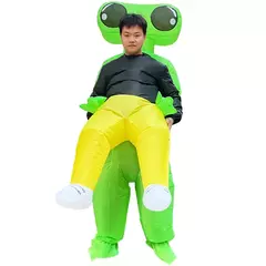 Adulto et alienígena traje inflável engraçado ternos extravagantes vestido morte fantasma purim halloween carnaval anime festa cosplay trajes na internet