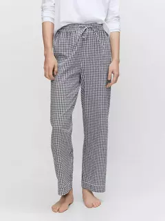 Calça xadrez casual feminina com cordão, cintura alta, calça reta, roupa diária, amiga da pele, moda verão, nova, venda quente na internet
