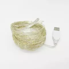 Imagem do USB LED String Lights para decoração de Natal Luzes de fadas impermeáveis Fio de cobre, Guirlanda de luz, Festa de casamento, 10 m, 20 m, 30m