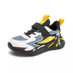 Sapatos de malha antiderrapante respirável infantil, tênis de corrida casual, sapatos de caminhada para crianças, meninos, meninas - loja online
