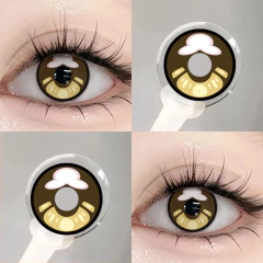 MILL CREEK 2 Pcs Halloween Cosplay Lentes de Contato Cor para Olhos Crazy Red Anime Acessórios Amarelo Azul Pupilentes Transporte Rápido - Wolf Magazine