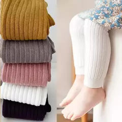 Leggings de algodão com nervuras recém-nascidos, calças de bebê, crianças, crianças, meninos, meninas, 0-6 anos, primavera, outono