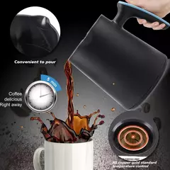A cafeteira elétrica do aço inoxidável, portátil pode fazer a máquina de café turca automática do agregado familiar 4 copos - loja online