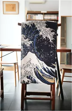 Simples chinês Lotus Table Runner, japonês Wave Table Flag, Koi Fish Toalha de Mesa, Acessórios para Cerimônia do Chá, Estilo Nacional na internet