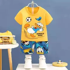 Terno de algodão bebê para meninas e meninos, dois conjuntos de roupas, roupas recém-nascidas, 1 ano, 2 anos, 3 anos na internet
