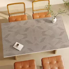 Tapete De Mesa Geométrica Grão De Madeira, Tapetes Decorativos De Luxo Leve, Anti Óleo e Toalha De Mesa Anti Scalding, Cuidado Fácil, High End - loja online