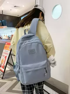 Mochila de faculdade impermeável de alta capacidade para meninas, bolsa de livro de viagem fofa, bolsa para laptop feminina, senhora, moda, nova