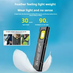 Led chaveiro lanterna recarregável 550lm portátil mini tocha bolso lanterna inundação luz de trabalho com ímã para emergência - comprar online