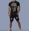 Fato de treino de manga curta masculino, conjunto de roupas Hip Hop, algodão, moda verão, venda quente, novo