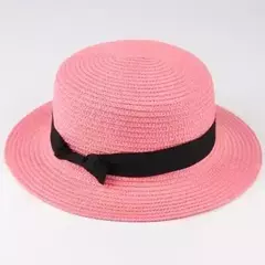 Chapéu do verão para o pai e a criança, chapéu de palha largo com viseira do sol para mulheres, praia e curso, projeto novo - comprar online