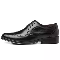 Handcrafted masculino oxford sapatos genuíno couro de bezerro brogue vestido sapatos negócios clássicos sapatos formais homem na internet