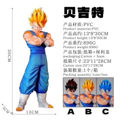 Dragon Ball Z JT Studio Gogeta & Vegito Figura articulada de 30 cm Estátua colecionável de resina totalmente pintada, presente modelo de anime posável na internet