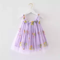 Vestido Borboleta 3D para Bebé Menina, Roupa Infantil, Festa de Aniversário, Vestidos Luxuosos Elegantes, Roupas Doce Verão, Novo, 1-5Y - loja online