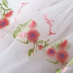 Vestido de malha bordado feminino, Alça de fada, Asas de arco traseiro, Princesa, Aniversário, Doces Bebés, Verão - loja online