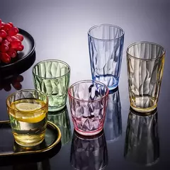 Copos de acrílico inquebráveis, copos de água inquebráveis, suco de frutas cerveja Champagne Cup for Bar, 490ml - loja online
