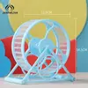 Roda de hamster grande animal de estimação jogging hamster esportes correndo roda gaiola acessórios brinquedos pequenos animais exercício suprimentos para animais de estimação