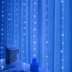 6m decoração de natal controle remoto feriado casamento conto de fadas flor anel luz quarto cortina caixa bateria luz da corda - loja online