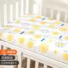 Almofada de berço respirável para crianças, Lençol respirável para bebês, Capa de colchão impermeável para recém-nascidos, 120x60cm