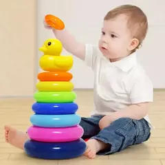 Montessori Rolling Ball para crianças, Jogos educativos para bebês, Stacking Track, Baby Development Toys