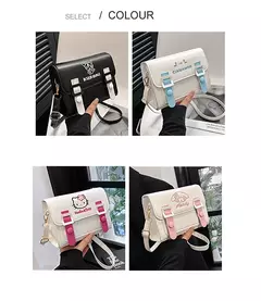 Sanrio Pu Praça Anime Bolsas De Ombro, Tote Do Mensageiro Kawaii, Bonito Dos Desenhos Animados Mochilas, Minha Melodia Cinnamorol Kuromi, Sacos De Moda na internet